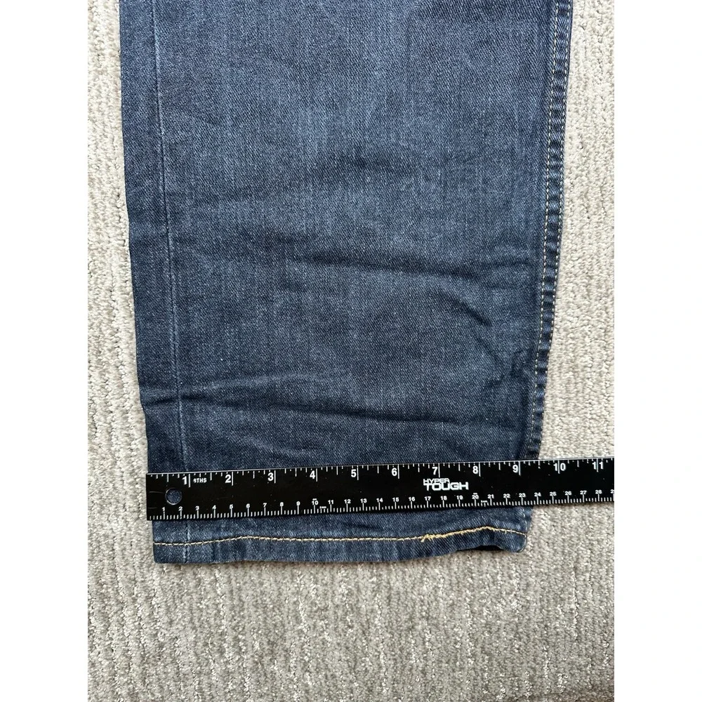 Levis 514 Jeans Mens 40X30 Blue Straight Mid Rise Dark Wash Denim